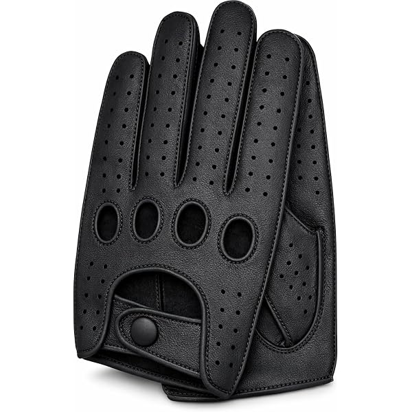 Dents Mens Delta Hairsheep Leather Classic Driving Gloves - Navy